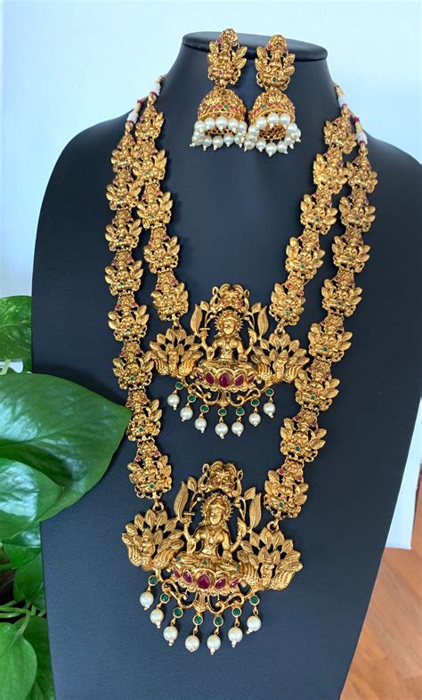 lakshmi haram wedding jewelry.